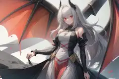 竜人少女　生成の試み