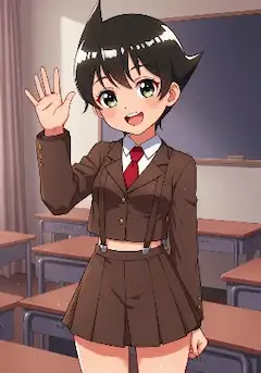 クロップドジャケット　クロップド学ラン
