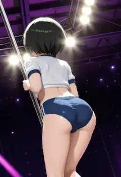 [動画]ポールを登る　めぐるちゃん
