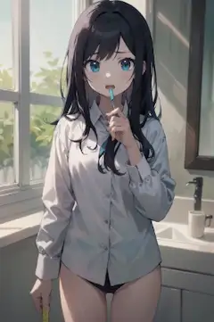 朝妝～「あっ…お、おはようございます…」