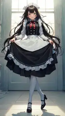 カーテシーのポーズ