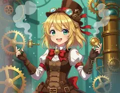 スチームパンクガール