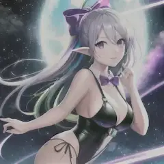 美女エルフ