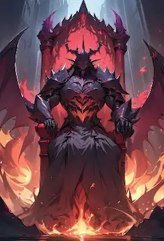 炎の玉座に君臨する闇の覇者
