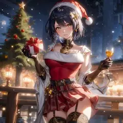 【原神】九条裟羅 サンタ