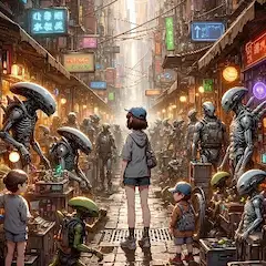 一人旅・下町のマーケット