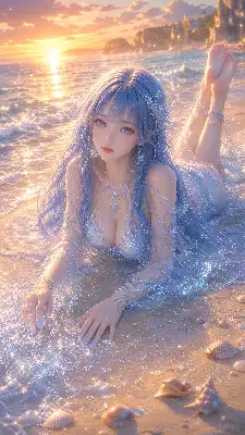 海と水の精霊（水ちゃん）
