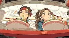 ラーメン早食い対決