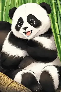竹かごの上で見つけた 最高の笑顔