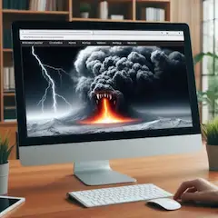 インドネシア　ルアング山　噴火　のニュースをPCで見る人