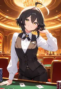 「おにいさん、調子良さそうだね♪私の所でひと勝負していかない？」