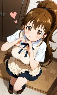 お題:手でハート 企画参加作品 ぽぷら