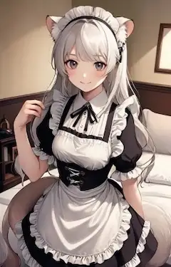 フェレット娘のメイドさん