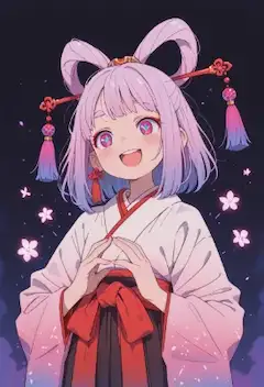 桜の精霊と願いの夜祭り