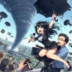 現地からの中継