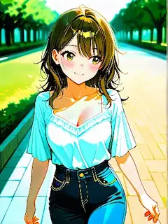 休日はどうしてもユルめになっちゃう従妹