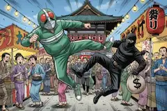 祭りの闇を蹴り飛ばせ！仮面の守護者