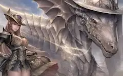 竜騎士と龍のペアハット
