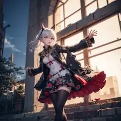 花柄のスカート＆ジャケット