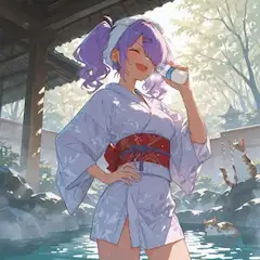 湯上りに💦