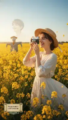 黄金の花畑で始まる幻の再会