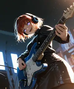 好きなギター手に入れた一人ギタリスト