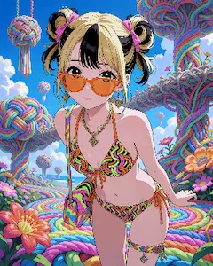 2.0D Anime風　Tomoeちゃん　Knot ROPE Couture World