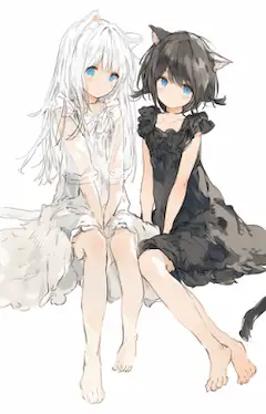 白と黒