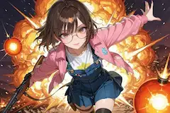登録１か月🌈㊗✨の絵柄試行　『悪の組織のアジト、破壊してきましたッ！！』