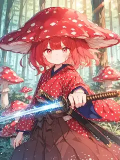 毒笠の無頼剣士