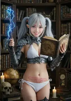 書庫のエルフと禁断の魔法