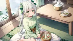雪窓の温かなスープタイム