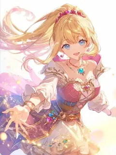 魔法の輝きを放つ姫の冒険。