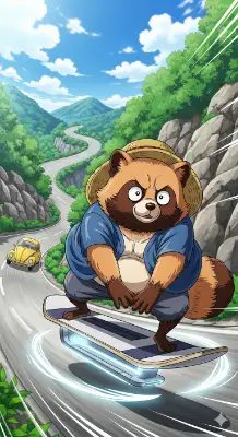 ホバーボード!? 峠を攻める