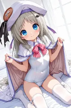 月末だからお尻を貼る