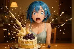 ケーキ爆発ドッキリ！