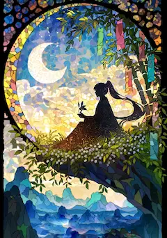 七夕ステンドグラスア－ト
