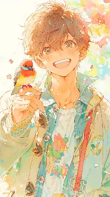 文鳥と少年
