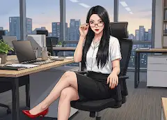 メガネの姐さん