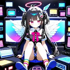 ネオン天使のデジタルガーディアン