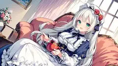 白銀のメイドと午後の秘密ティー