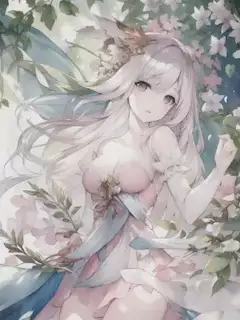 pink dress girl