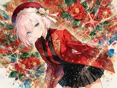 赤＆花🌺の元絵など