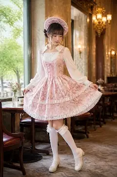 ロリータブランドのモデルを務める斎城翔子