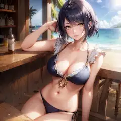 【原神】九条裟羅 水着