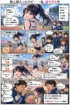東高校陸上部の奇跡③　「陸上部入ったけど・・・私、速すぎた件」