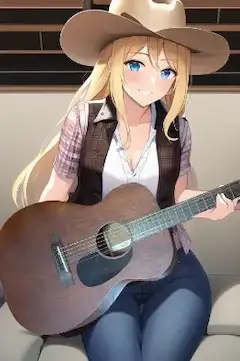 歌うカントリーガール