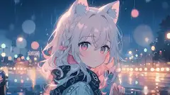 雨夜に佇む猫耳少女の秘密