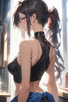 髪結い剣士さん