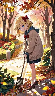 落ち葉だらけだなー